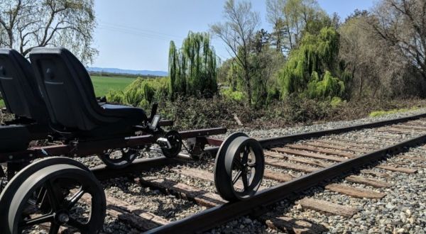 This Unique Rail Biking Experience In Northern California Belongs On Your Bucket List