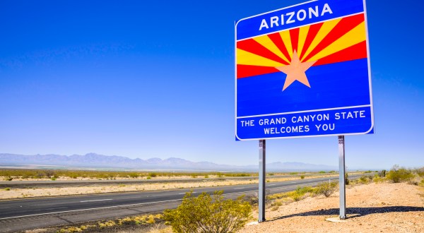 The Best Sight In The World Is Actually A Road Sign That Says Welcome To Arizona