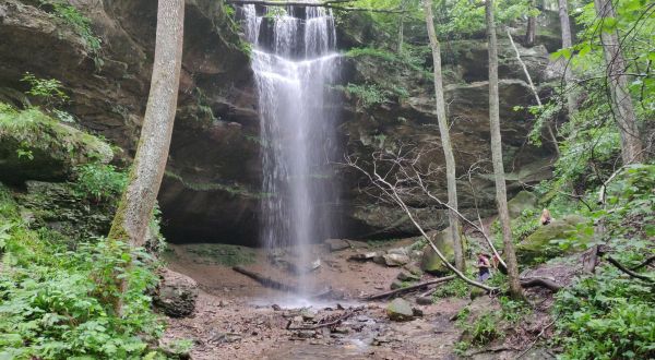 The Little Hemlock Cliffs Box Canyon In Indiana Is A Big Secluded Treasure