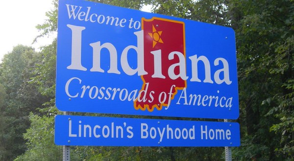 The Best Sight In The World Is Actually A Road Sign That Says Welcome To Indiana