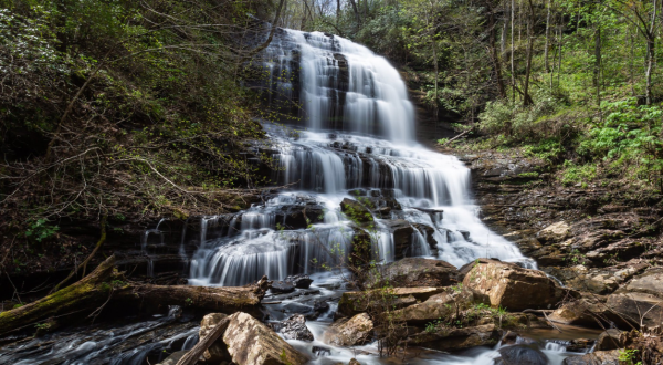 This Easy, 0.3-Mile Trail Leads To Pearson’s Falls, One Of North Carolina’s Most Underrated Waterfalls