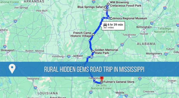 This Rural Road Trip Will Lead You To Some Of The Best Countryside Hidden Gems In Mississippi