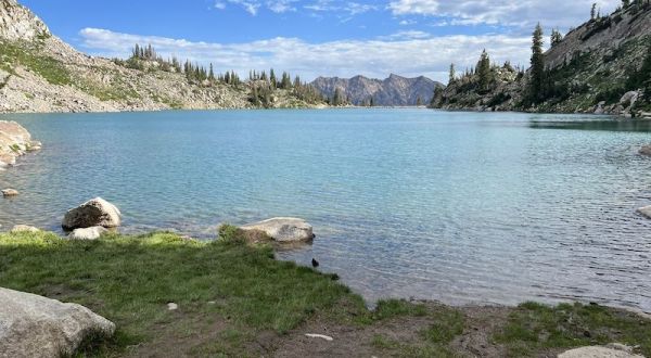 White Pine Lake Is A Mountain Lake In Utah Where The Water Is A Mesmerizing Blue