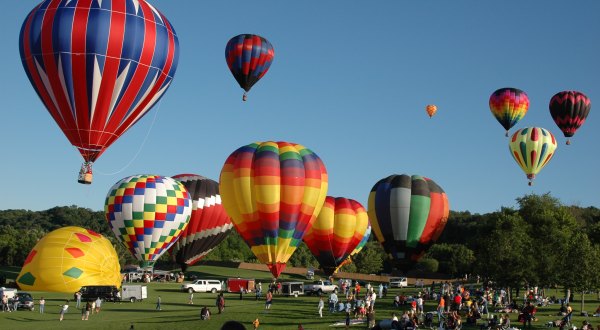 The Sky Will Be Filled With Colorful And Creative Hot Air Balloons At This Celebration In The Sky Festival In Arkansas