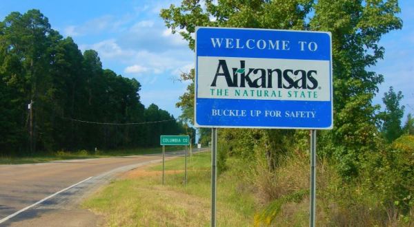 The Best Sight In The World Is Actually A Road Sign That Says Welcome To Arkansas