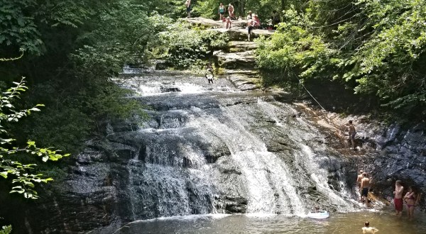 A Ride Down This Epic Natural Waterslide In Alabama Will Make Your Summer Complete