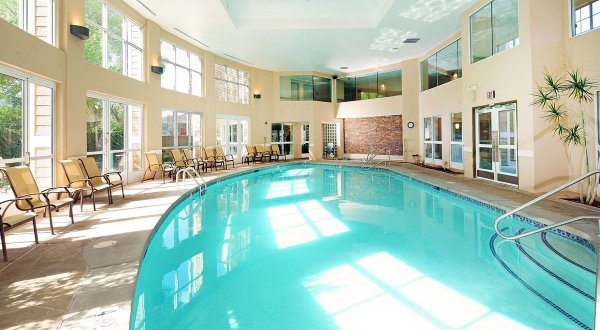 Year-Round, Rain Or Shine, Take A Dip In Arizona’s Largest Indoor Pool At The Grand Canyon Railway Hotel