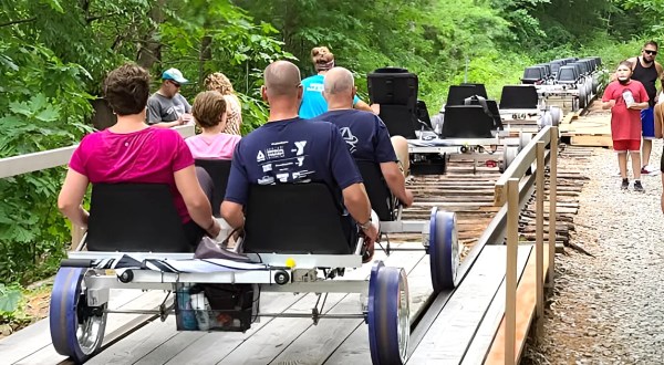This Unique Rail Biking Experience In New Hampshire Belongs On Your Bucket List
