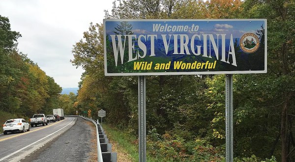 The Best Sight In The World Is Actually A Road Sign That Says Welcome To West Virginia
