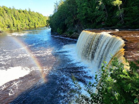 After A Hike To Michigan's Tahquamenon Falls, Board The Tahquamenon Falls Riverboat For A Memorable Adventure