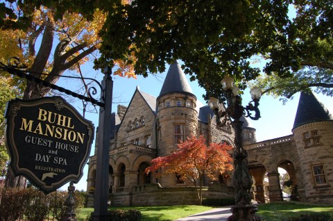 Relax, Sleep, And Pamper Yourself At The Spa At This Unique Castle Bed & Breakfast In Pennsylvania