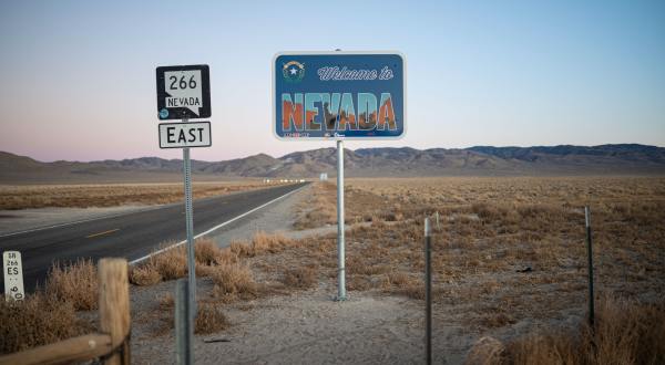 The Best Sight In The World Is Actually A Road Sign That Says Welcome To Nevada