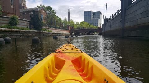 Few People Know There’s Kayaking Along The Providence River Walk In Rhode Island