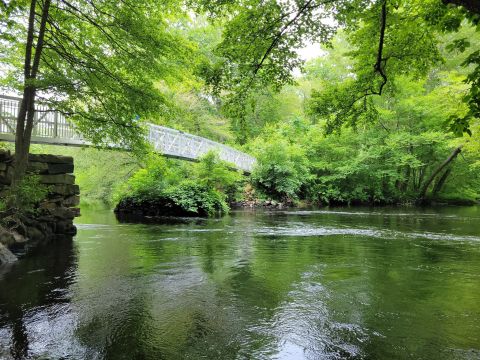 Stroll Over Footbridges And Through Lush Forest On This Fairy Tale Trail In Rhode Island