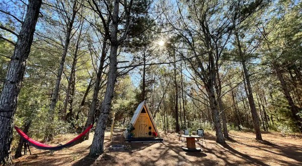 The One-Of-A-Kind A-Frame Campsite In Florida You Must Visit Before Summer Ends