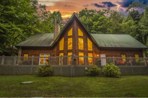 Stay In A Charming Tennessee Cabin With Its Own Private Waterfall