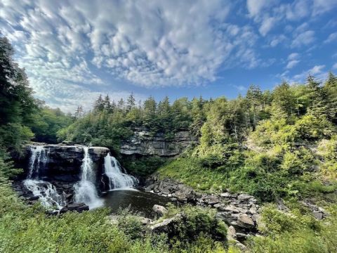Hike Though West Virginia's Blackwater Falls State Park, Then Dine At Farm Up Table