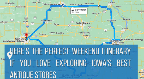 Here’s The Perfect Weekend Itinerary If You Love Exploring Iowa’s Best Antique Stores