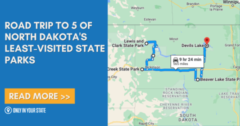 Take This Unforgettable Road Trip To 5 Of North Dakota's Least-Visited State Parks
