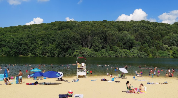 This Man-Made Swimming Hole In New Jersey Will Make You Feel Like A Kid On Summer Vacation