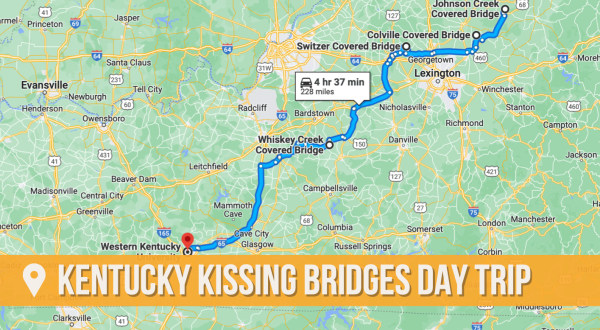 Visit 5 Kentucky Kissing Bridges In This Epic One Day Road Trip