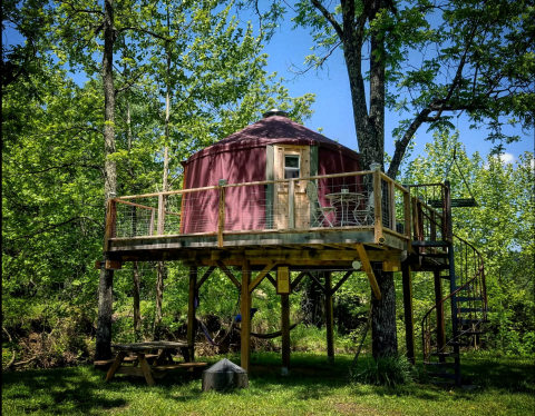 Go Glamping At These 3 Campgrounds In Kentucky With Yurts For An Unforgettable Adventure