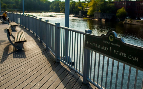 Take A Boardwalk Trail To The Winooski Waterfalls And Historic Sites In Vermont