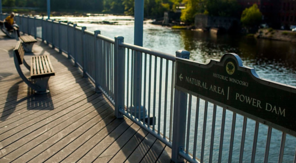 Take A Boardwalk Trail To The Winooski Waterfalls And Historic Sites In Vermont