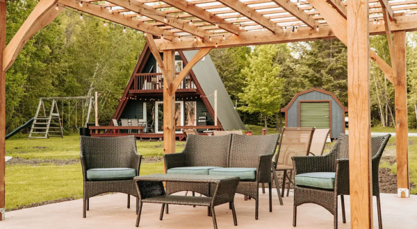 This Stunning Minnesota Airbnb Comes With Its Own Pergola For Taking In The Gorgeous Views
