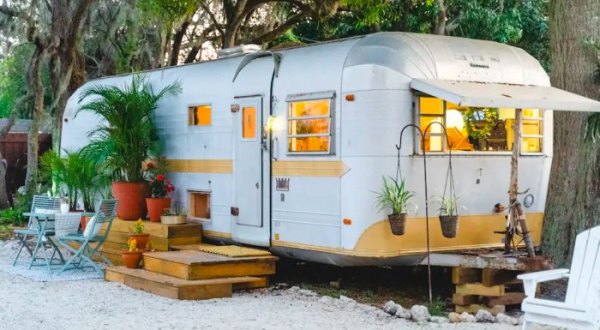 Stay The Night In A Vintage Airstream By The Beach In Florida