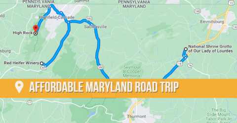The Most Affordable Maryland Road Trip Takes You To 4 Stunning Sites For Under $100