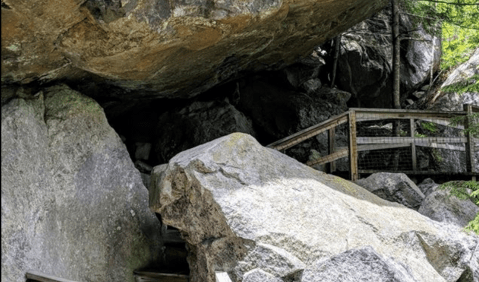 There Are Caves Near A Nature Center In New Hampshire, Making For A Fun-Filled Family Outing