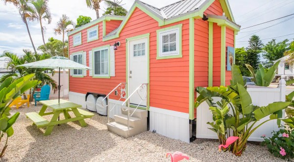 Spend A Night In A Tropical Tiny Home In The Charming Town Of Matlacha, Florida
