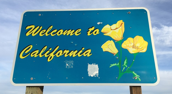The Best Sight In The World Is Actually A Road Sign That Says Welcome To California