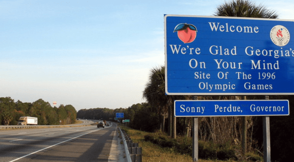 The Best Sight In The World Is Actually A Road Sign That Says Welcome To Georgia