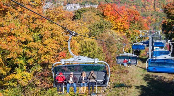 6 Chairlifts In Vermont Where You Can Glide Through The Vibrant Fall Foliage