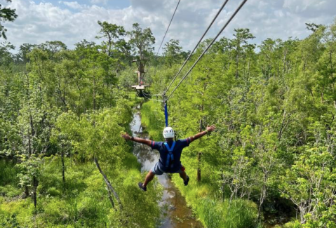 You'll Want To Ride The One Of A Kind Zip Line Found At Zip NOLA In Louisiana