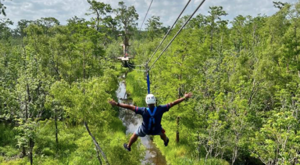You’ll Want To Ride The One Of A Kind Zip Line Found At Zip NOLA In Louisiana