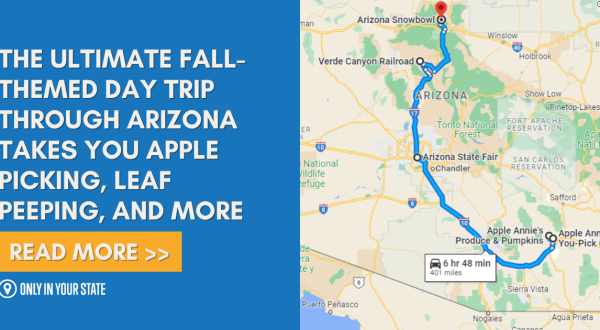 The Ultimate Fall-Themed Day Trip Through Arizona Takes You Apple Picking, Leaf Peeping, And More