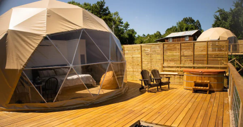 There's A Dome Airbnb In Arkansas Where You Can Truly Sleep Beneath The Stars