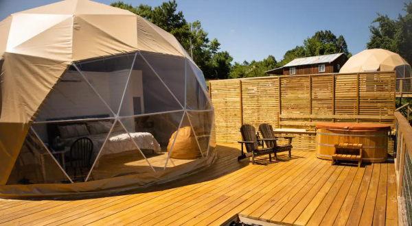 There’s A Dome Airbnb In Arkansas Where You Can Truly Sleep Beneath The Stars