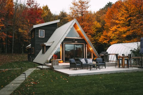 This Catskills A-Frame Will Take Your New York Glamping Experience To A Whole New Level