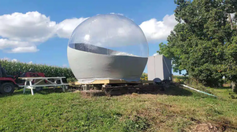 There's A Dome Airbnb In New York Where You Can Truly Sleep Beneath The Stars