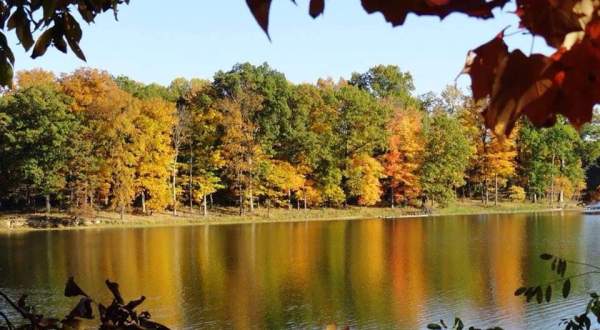 Some Of The Best Fall Color In All Of Indiana Can Be Found At This State Park