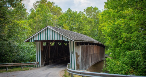 One Of A Few Covered Bridges That You Can Drive On In Kentucky, Colville Covered Bridge Is A Hidden Gem With A Fascinating History