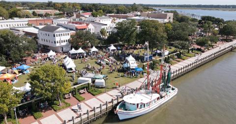 Every Fall, This Best Small Town In South Carolina Holds The Most Delicious Shrimp Festival In America