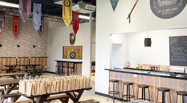 The Medieval-Themed Distillery In Maryland With Axe Throwing, Handcrafted Spirits, And More