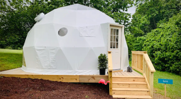 There’s A Dome Airbnb In Maryland Where You Can Truly Sleep Beneath The Stars