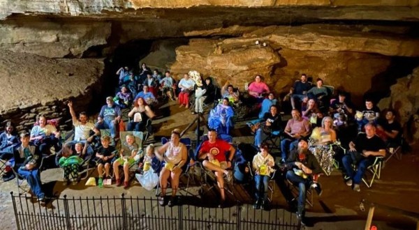 Watch Your Favorite Classic Halloween Movies From An Underground Cavern In Arkansas