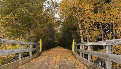 Walk Across The Bearskin Trestles For A Gorgeous View Of Wisconsin's Fall Colors